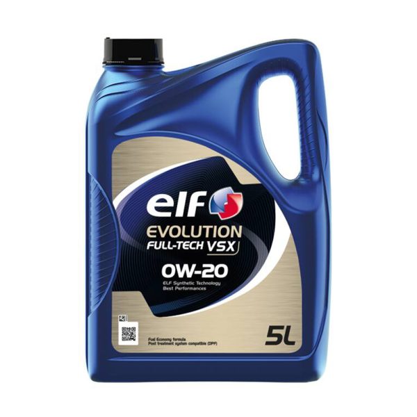 Aceite ELF 0W20 – Motor Gasolina y Diésel – Bidón 5 Lts